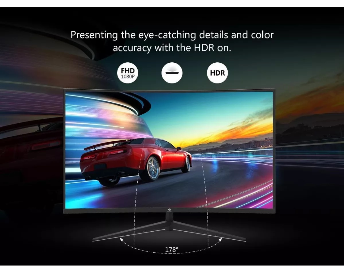 Monitor Z Edge Curvo 32 Pulgadas Ug32p, Full Hd 1080p, 240hz