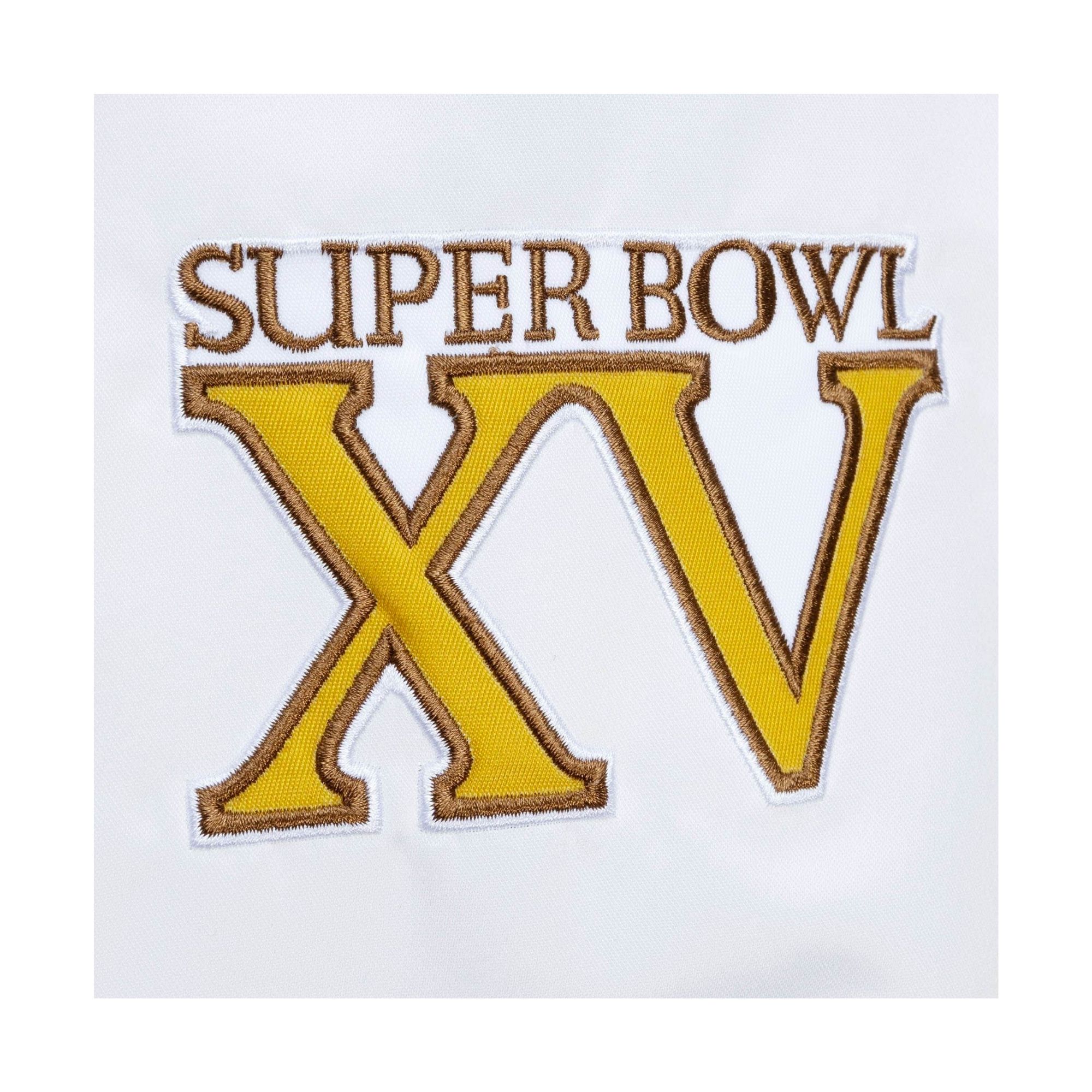 Chamarra Mitchell & Ness Oakland Raiders NFL Satín Blanco con Negro Hombre Original OJBF4986