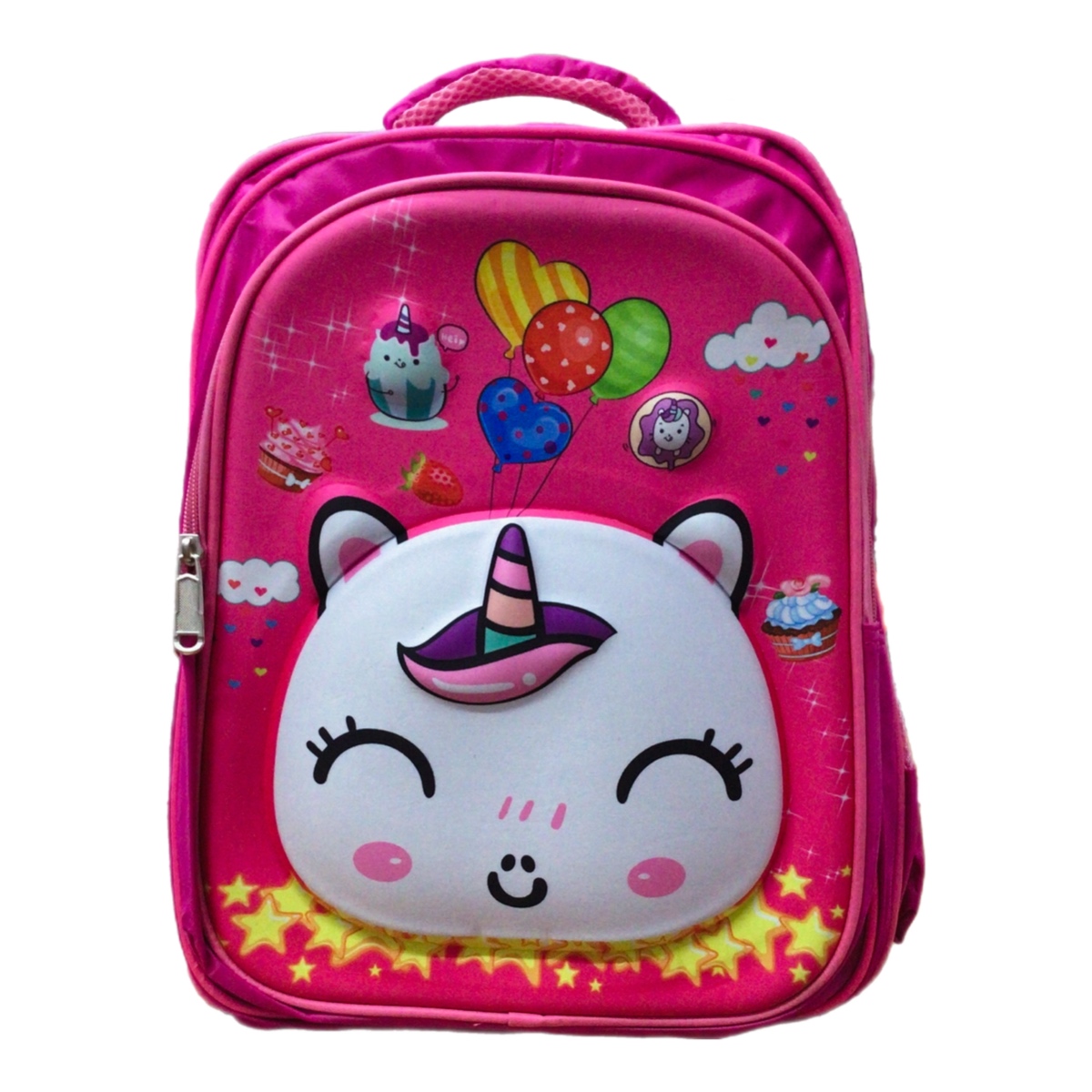 Mochila Escolar Unicornio Diseño 3d Infantil Niñas