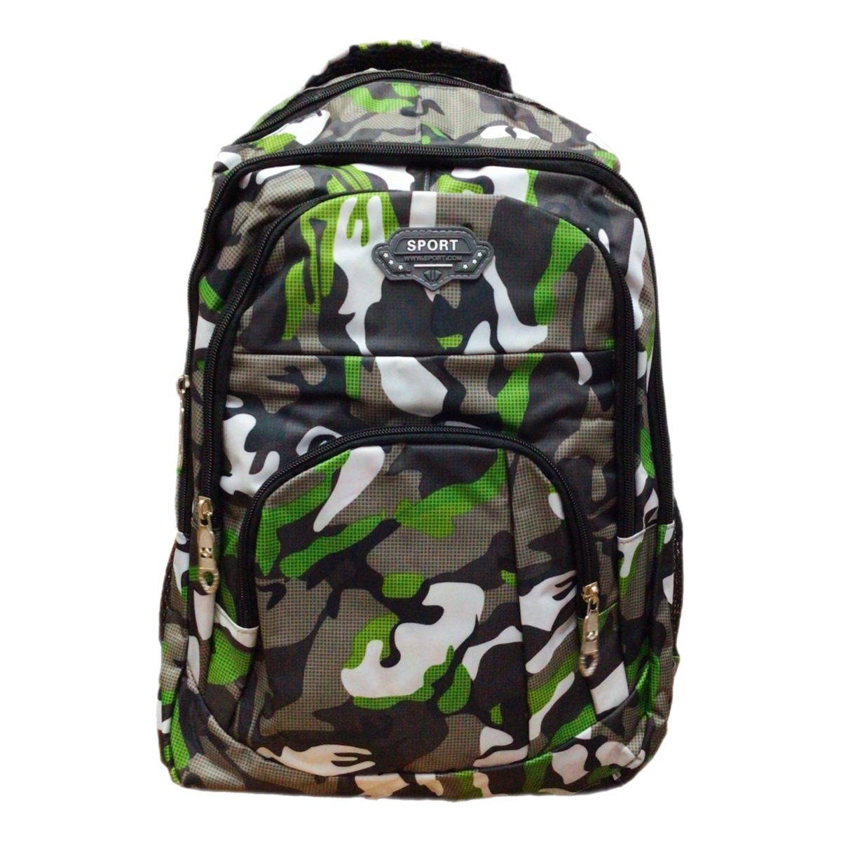 Mochila Escolar Deportiva Sport Modelo Militar Camuflaje