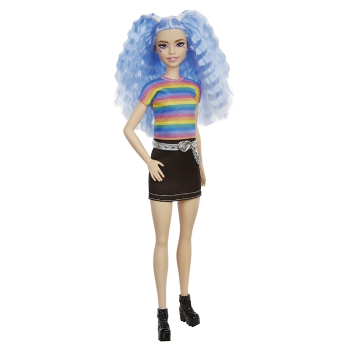 BARBIE FASHIONISTA MUÑECA CABELLO AZUL 170