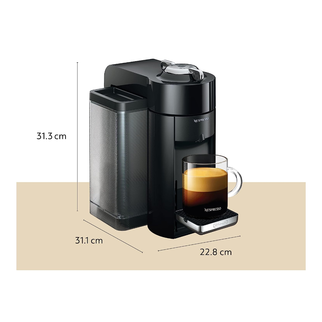 Cafetera Nespresso Vertuo Y Aeroccino 3 Reacondicionado Grado A 