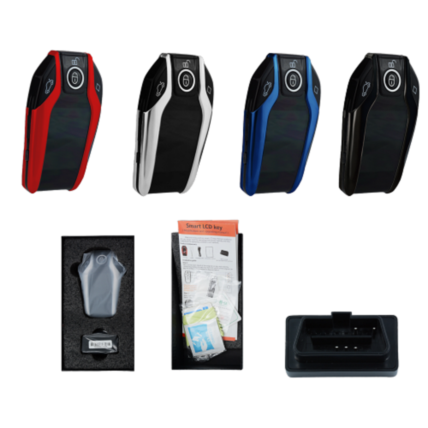 Llave Inteligente LCD Recargable Automóvil 