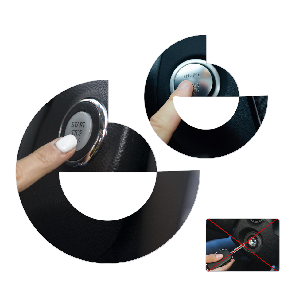 Llave Inteligente LCD Recargable Automóvil 