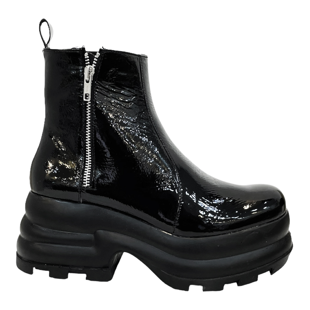 Botines Plataforma Vicenza | Piel Charol | Suela Ligera.