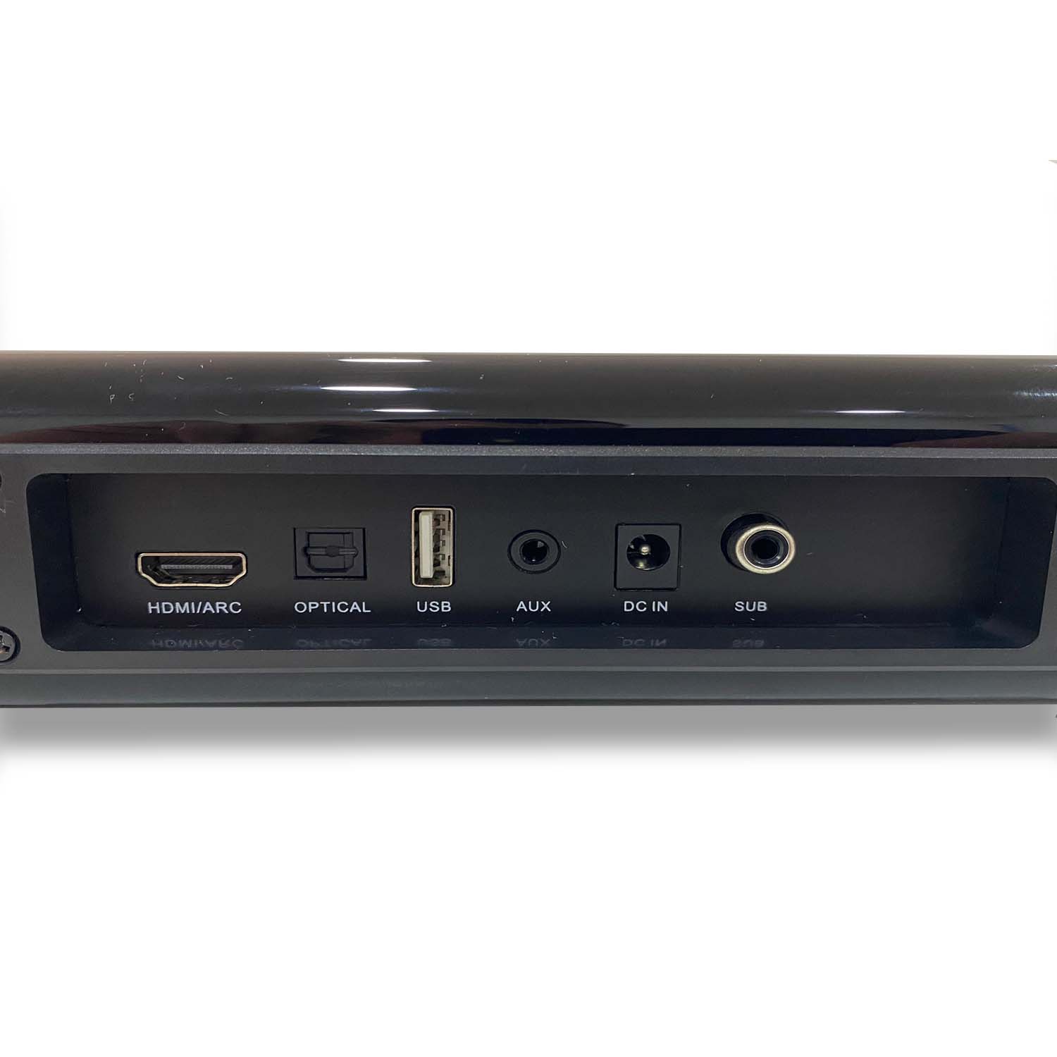 Barra De Sonido Con Subwoofer Audiobahn Hdmi/optical/bt/usb