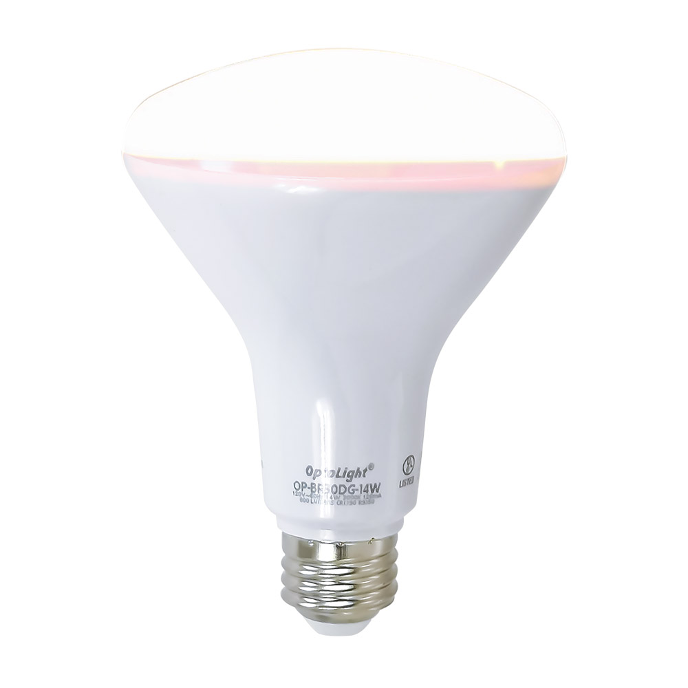 Focos Led de Luz Calida con 14 Watts de Potencia es Regulable con una Luz Blanca Calida de 3000K y 800 Lumenes en Cajas de 12 pz Master BR30-14W-12