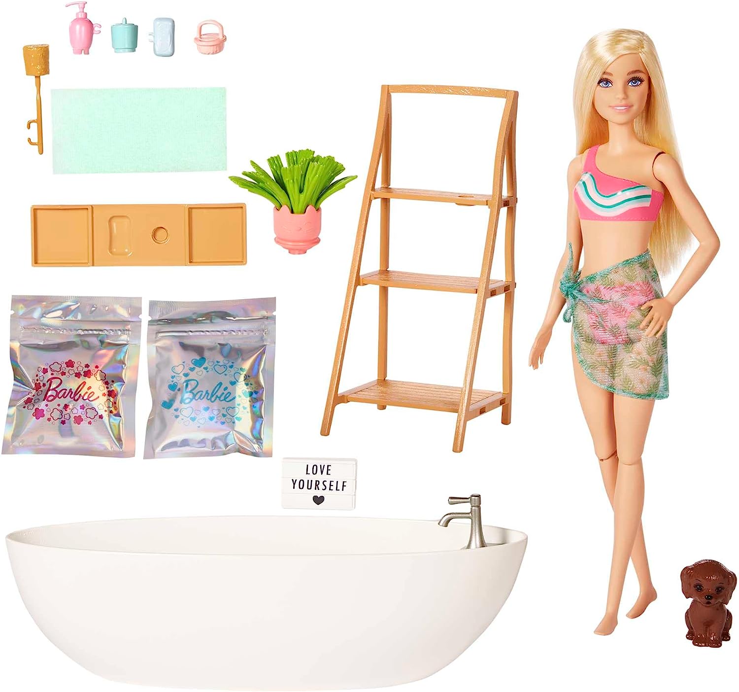 Barbie Fashion & Beauty Baño de Burbujas con confeti