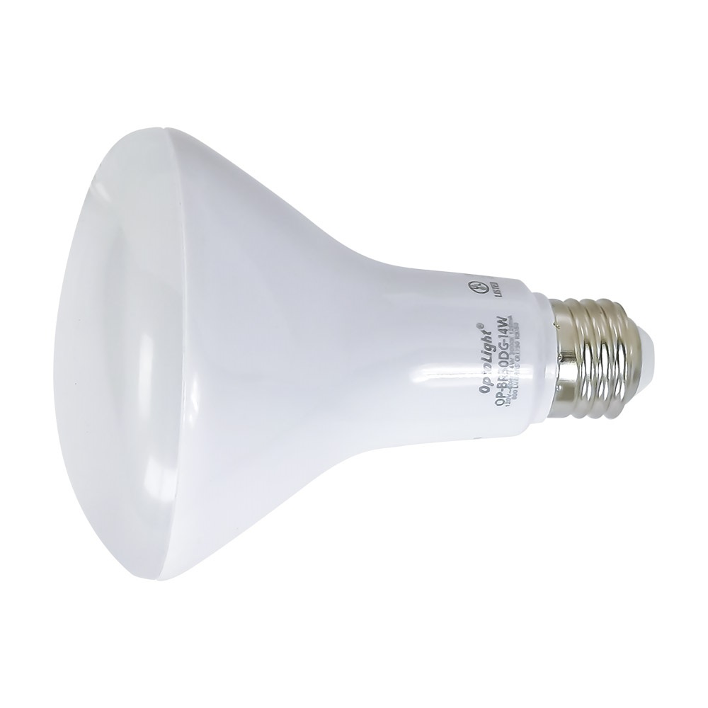 Focos Led de Luz Calida con 14 Watts de Potencia es Regulable con una Luz Blanca Calida de 3000K y 800 Lumenes en Cajas de 12 pz Master BR30-14W-12