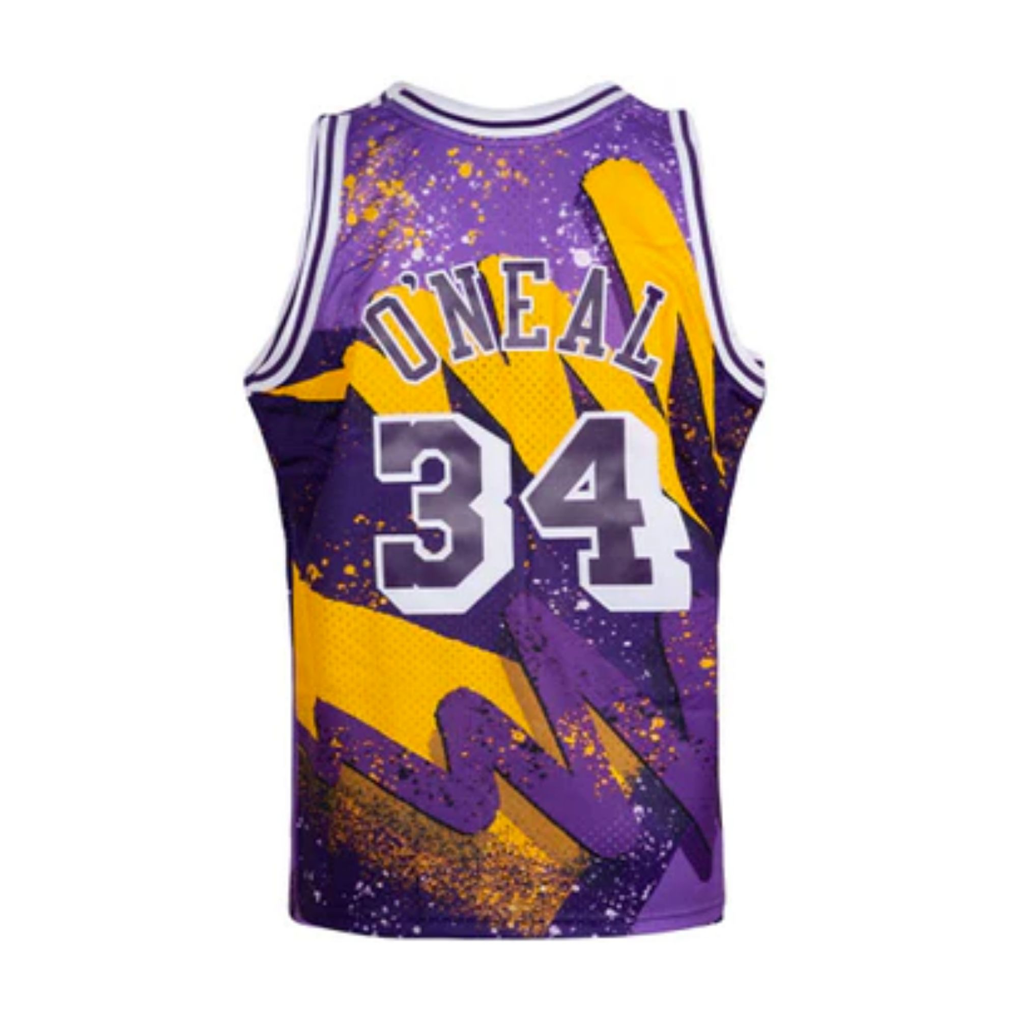 Jersey Mitchell & Ness Shaquille O´Neal Lakers NBA Basquetbol Morado Hombre Original LAL96SONDKPR