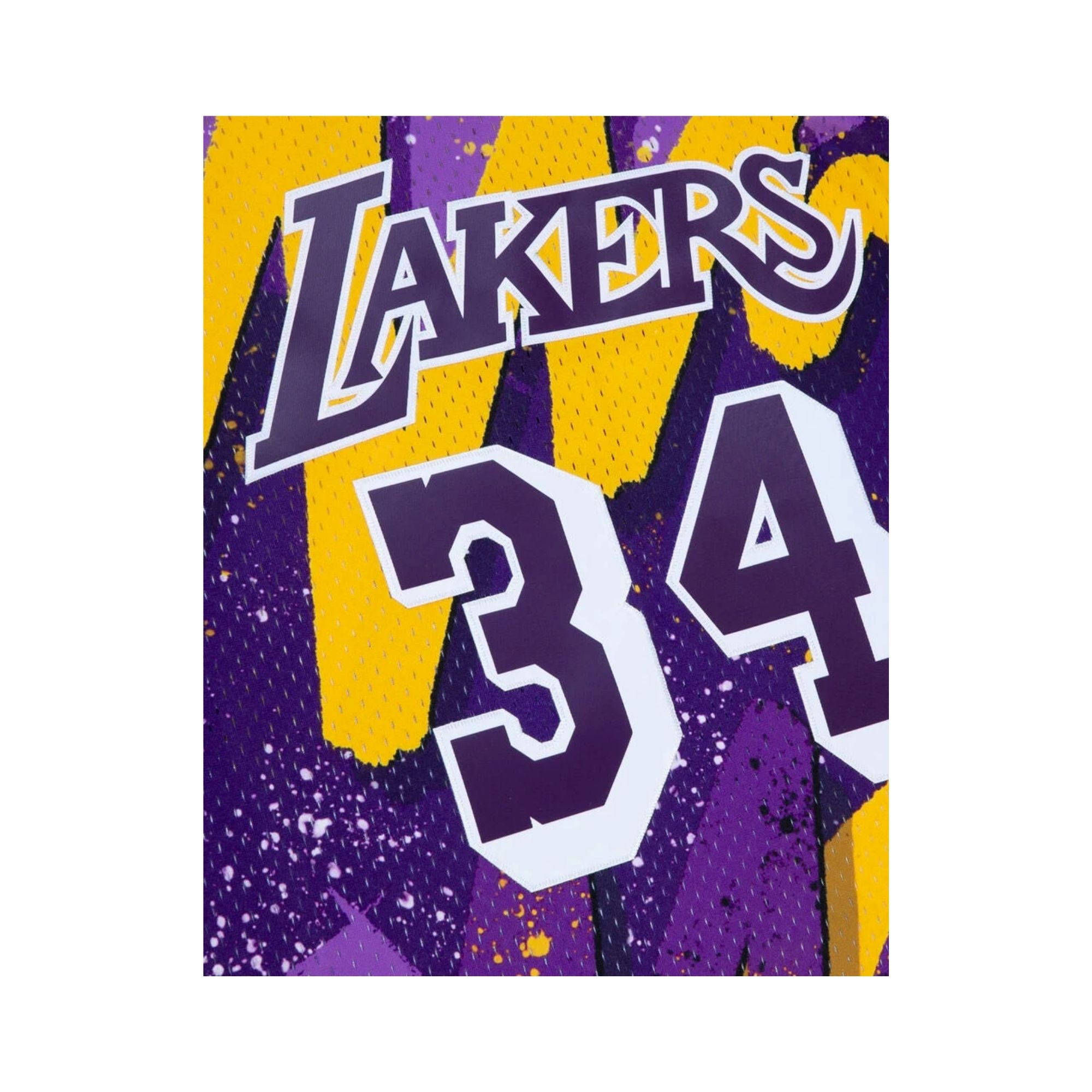 Jersey Mitchell & Ness Shaquille O´Neal Lakers NBA Basquetbol Morado Hombre Original LAL96SONDKPR