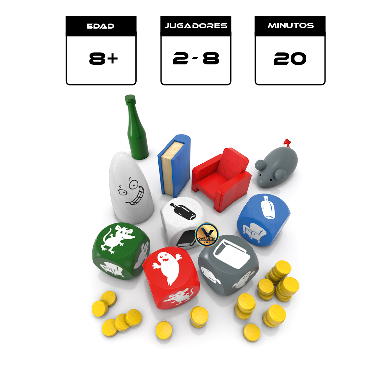 Fantasma Blitz Dados Juego de Mesa