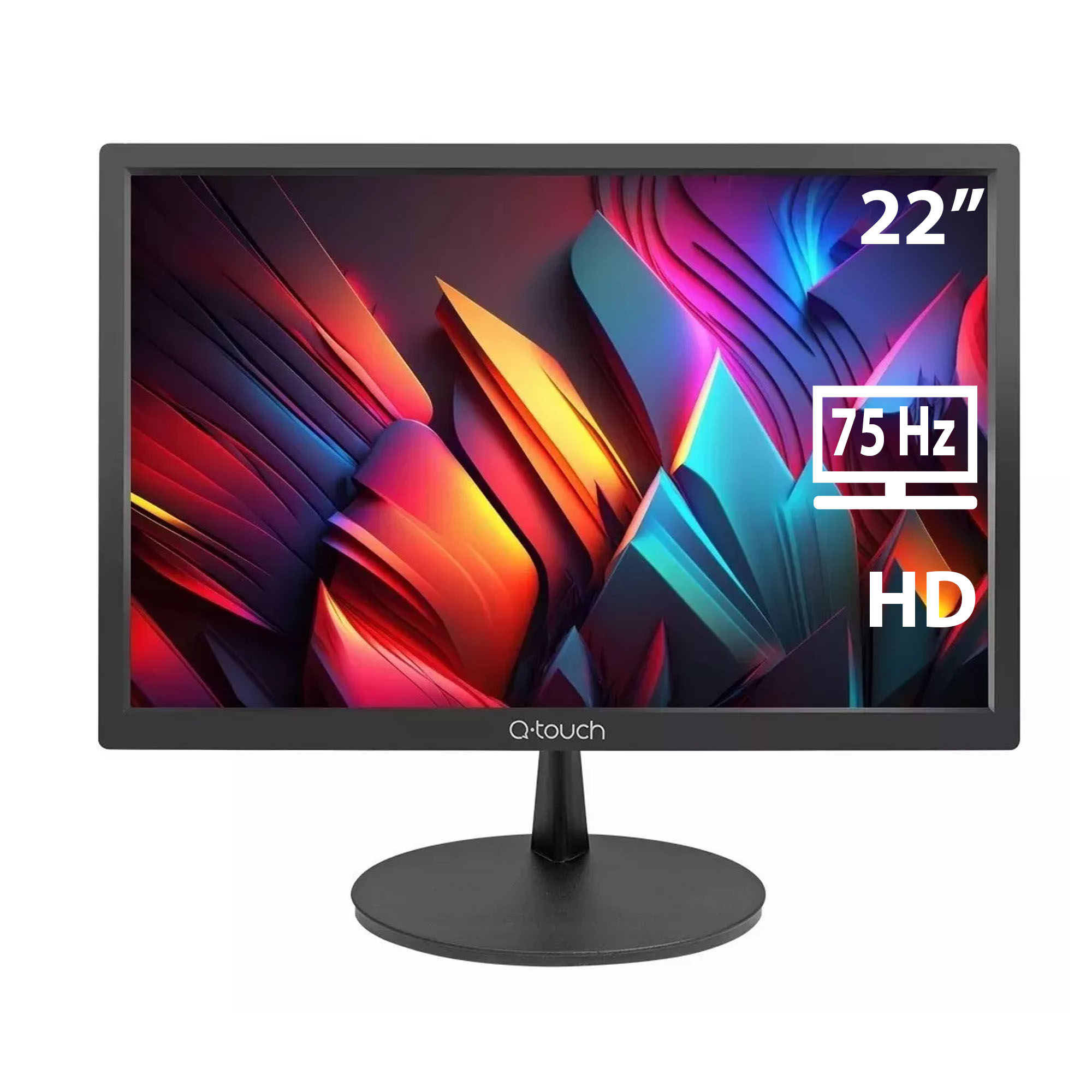 Monitor QTouch QT-2200 LED 22" HD HDMI Negro