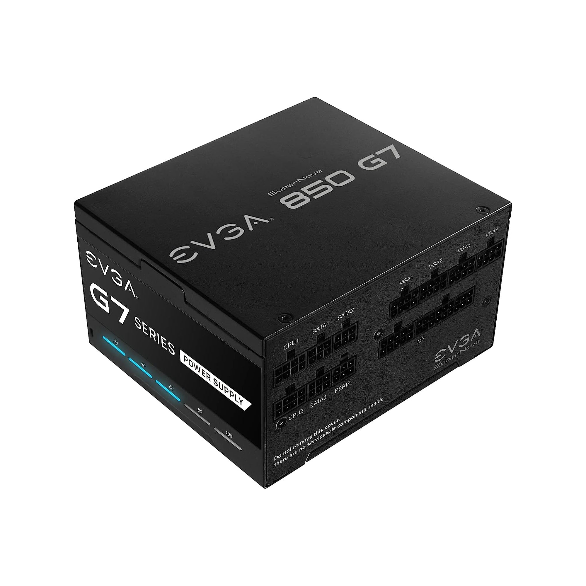 Fuente De Poder Evga Supernova Eco Mode G7 Atx 120mm 80Plus Gold 850W.