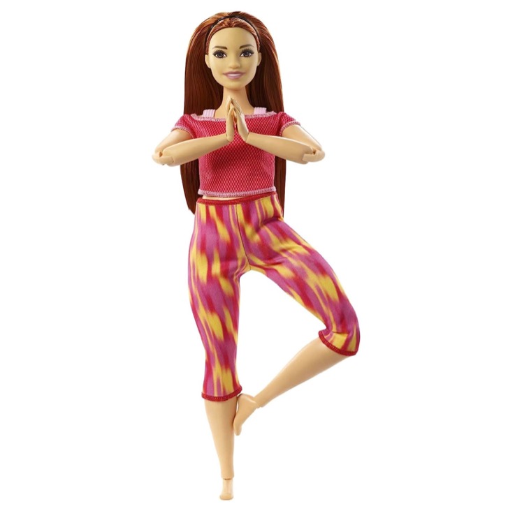 Barbie Movimientos Divertidos YOGA ROJA