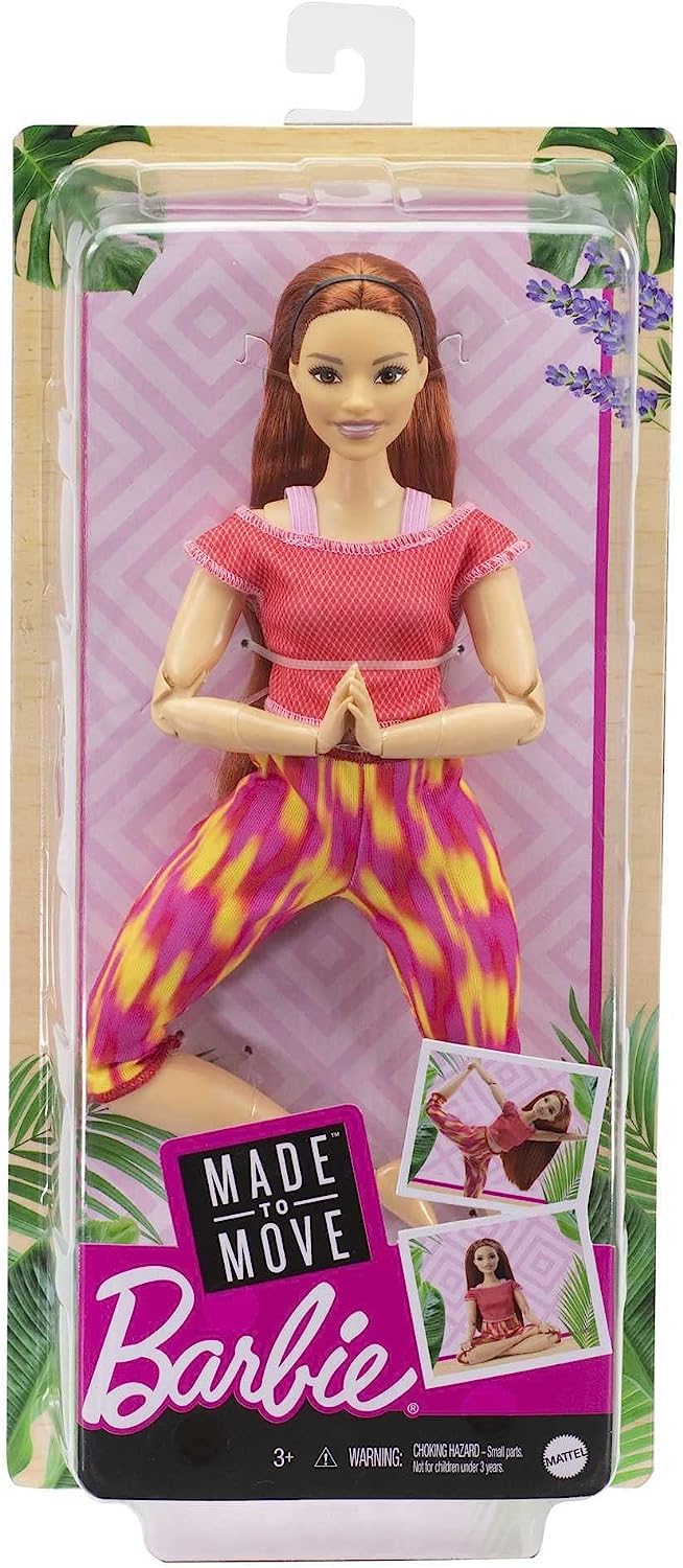 Barbie Movimientos Divertidos YOGA ROJA