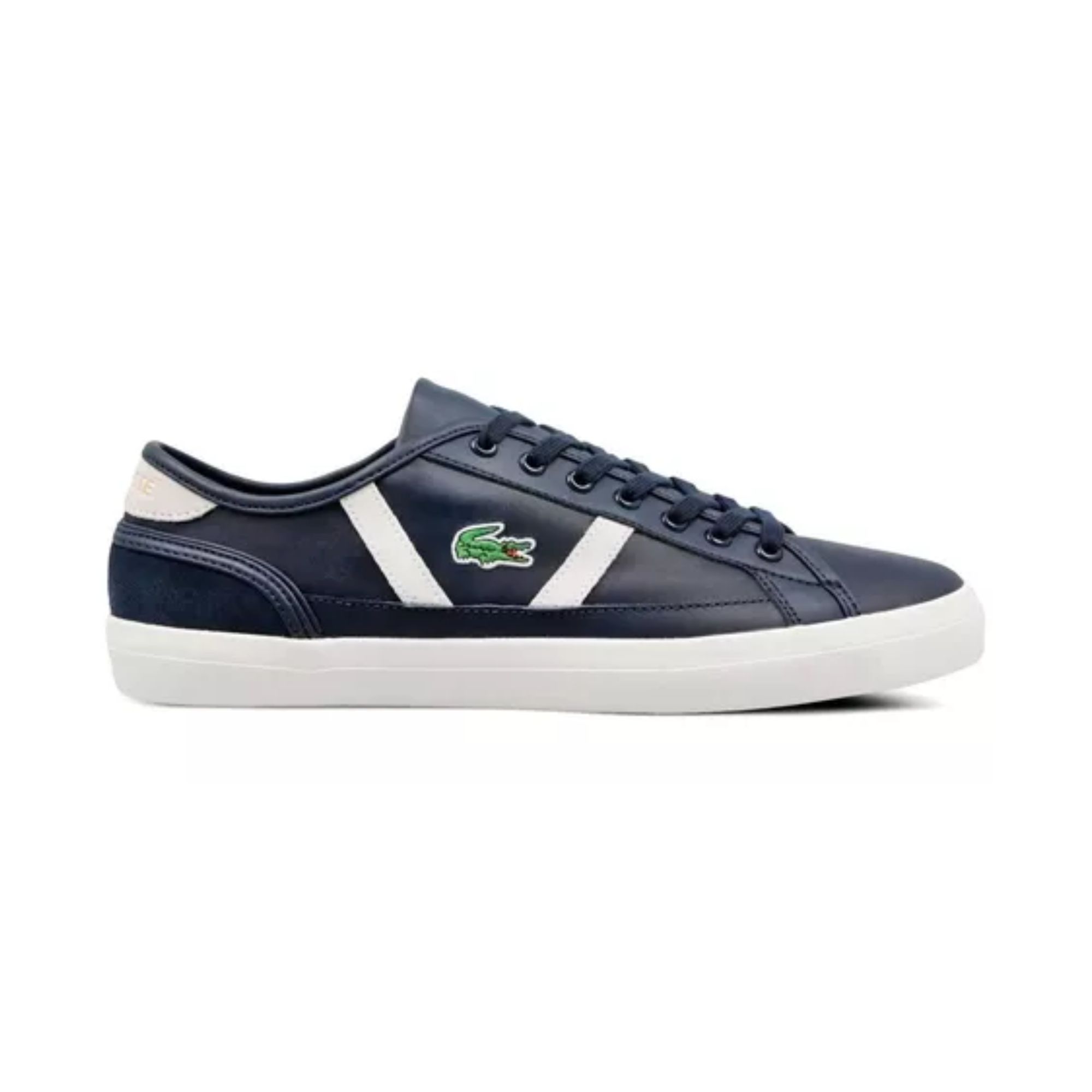 Tenis Lacoste Sideline 119 LTH Azul Marino con Blanco Hombre Originales 7-37CMA0068J18