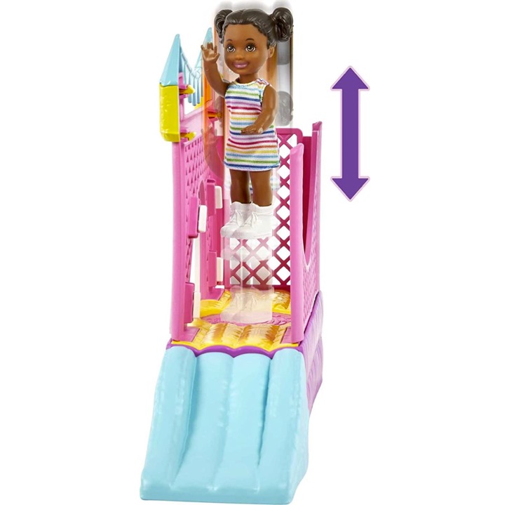  Barbie Muñeca Skipper PARQUE DE JUEGOS INFLABLE