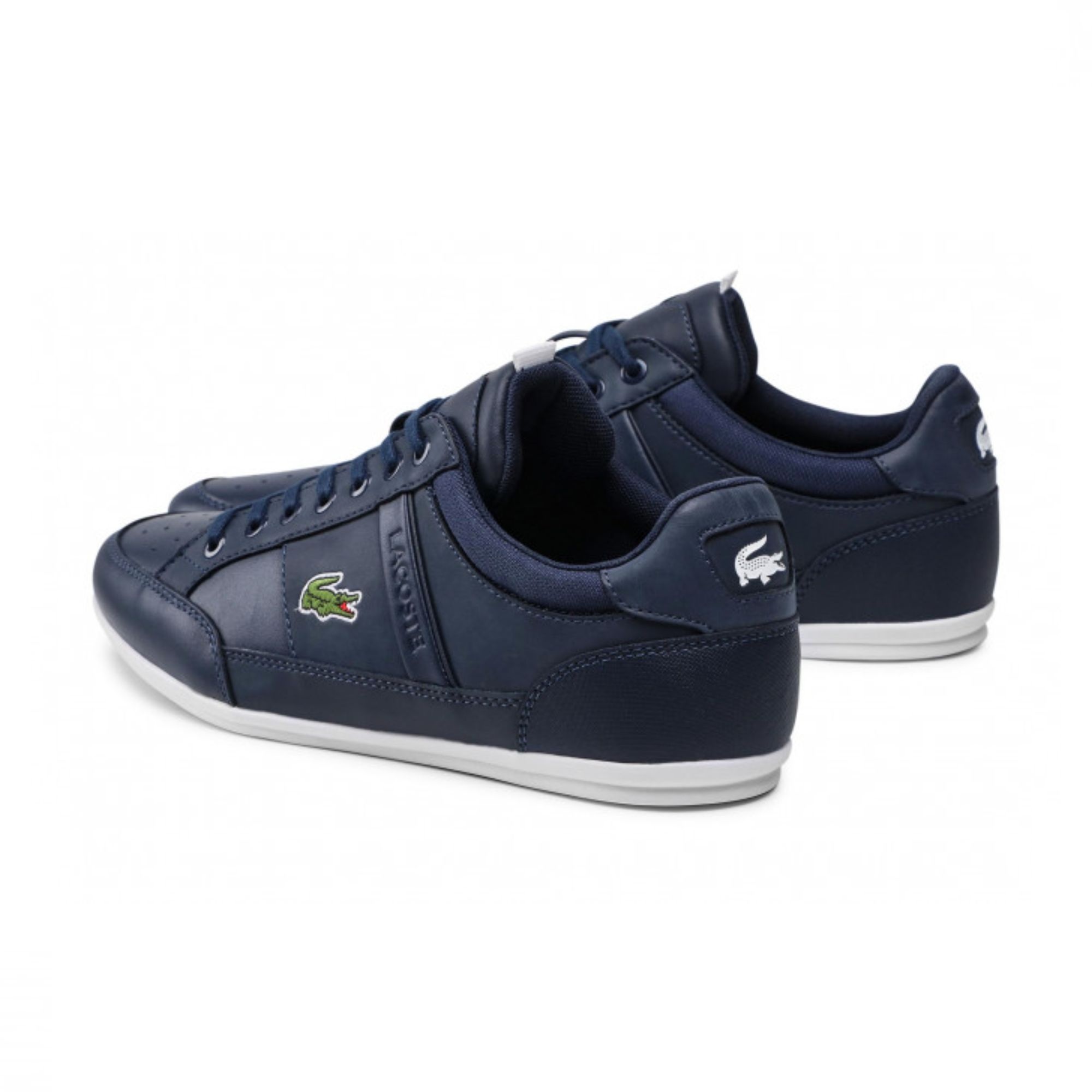 Tenis Lacoste Chaymon 0121 CMA Azul Marino Hombre Originales 7-42CMA0014092