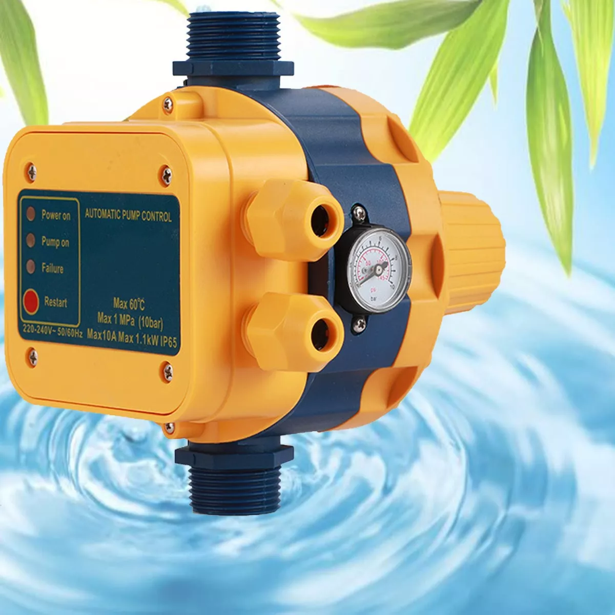 Presurizador Control Automatico Presion Bomba Agua 10bar G1