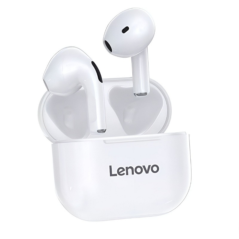 Audífonos In-ear Inalámbricos Lenovo Livepods Lp40 X 1 Unida Blancos