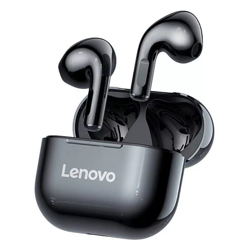 Audífonos Inalámbricos Lenovo Lp40 Con Bluetooth, Negro