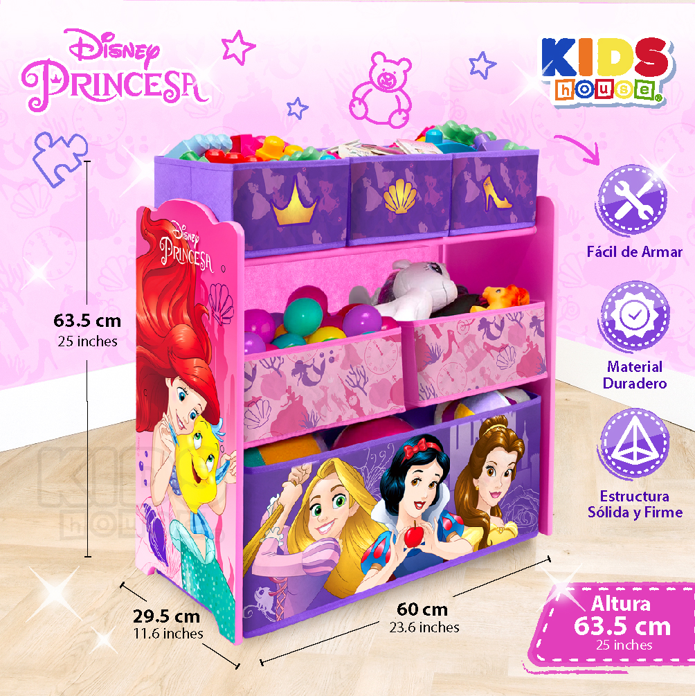 Organizador para Juguetes Kids House Princesas