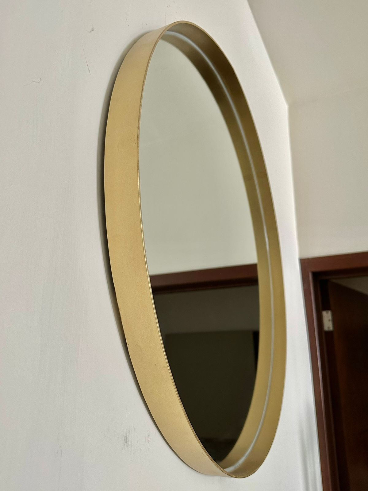 Espejo circular marco dorado - Cantia