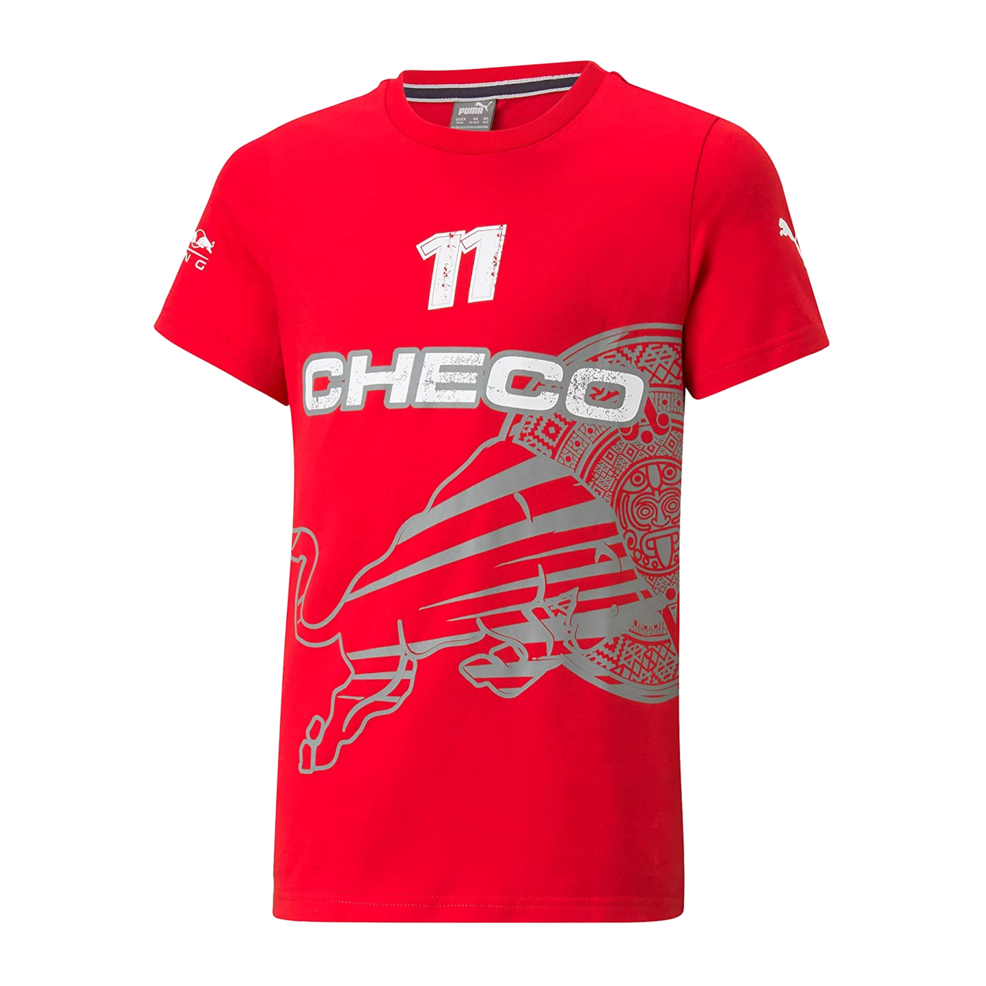 Playera red best sale bull puma