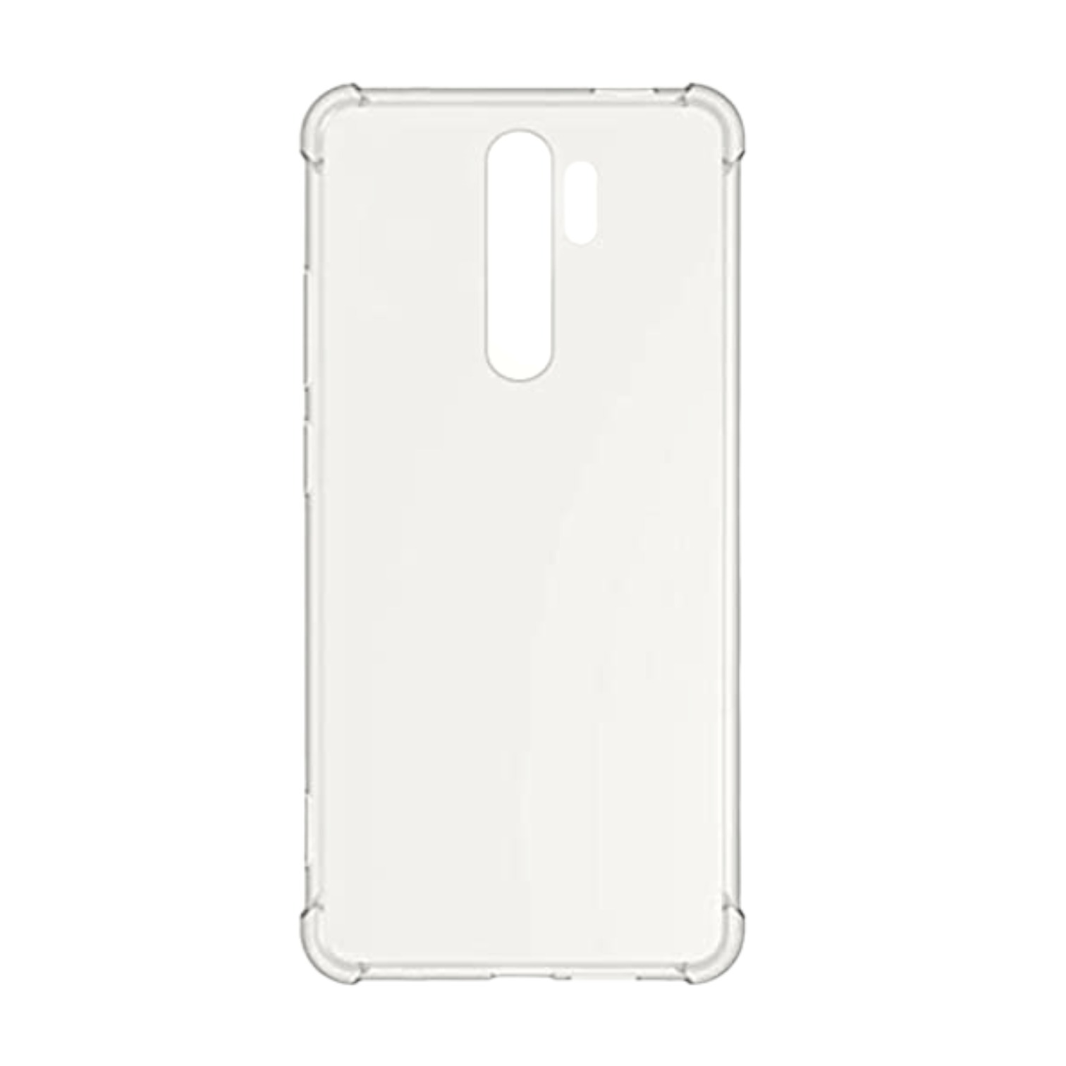 KIT Funda + Mica 9D para XIAOMI REDMI NOTE 8 PRO Diseño Antishock Transparente