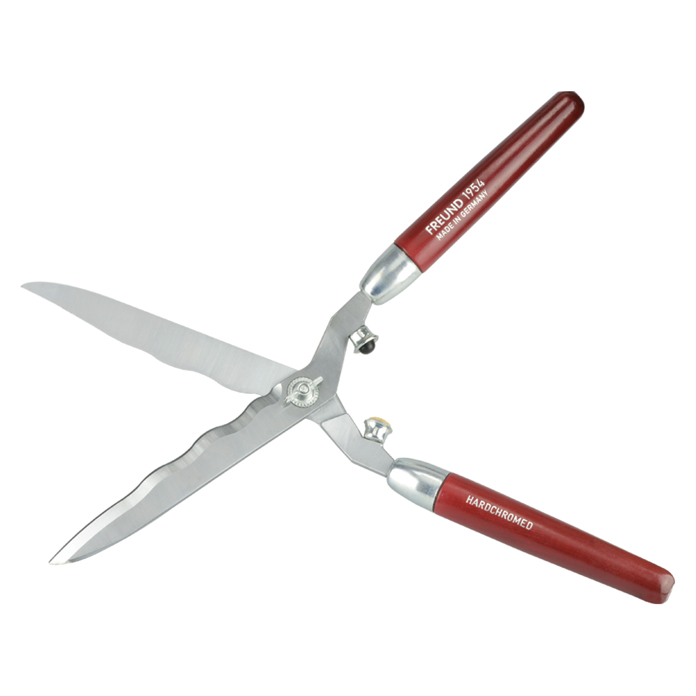 Gimex Tijera Para Podar 2 Manos "Freund" - Acero Forjado Cromo Duro - Hecho en Alemania - Diseñado Para Maximizar El Control Y La Seguridad Durante La Poda, Longitud de la hoja 240 mm