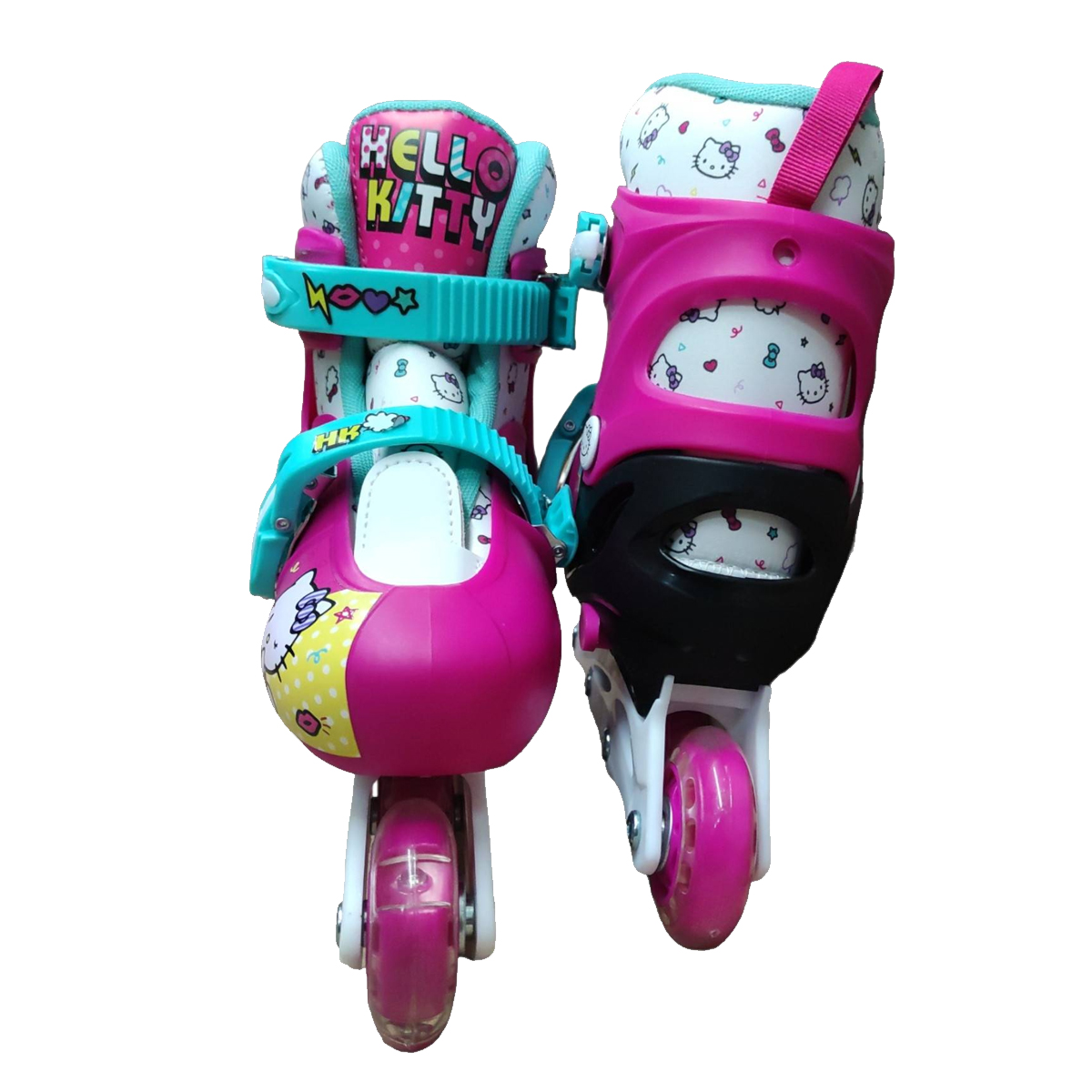 Patines para niños en Linea Hello Kitty 19 a 21 cm Rosa/Blanco