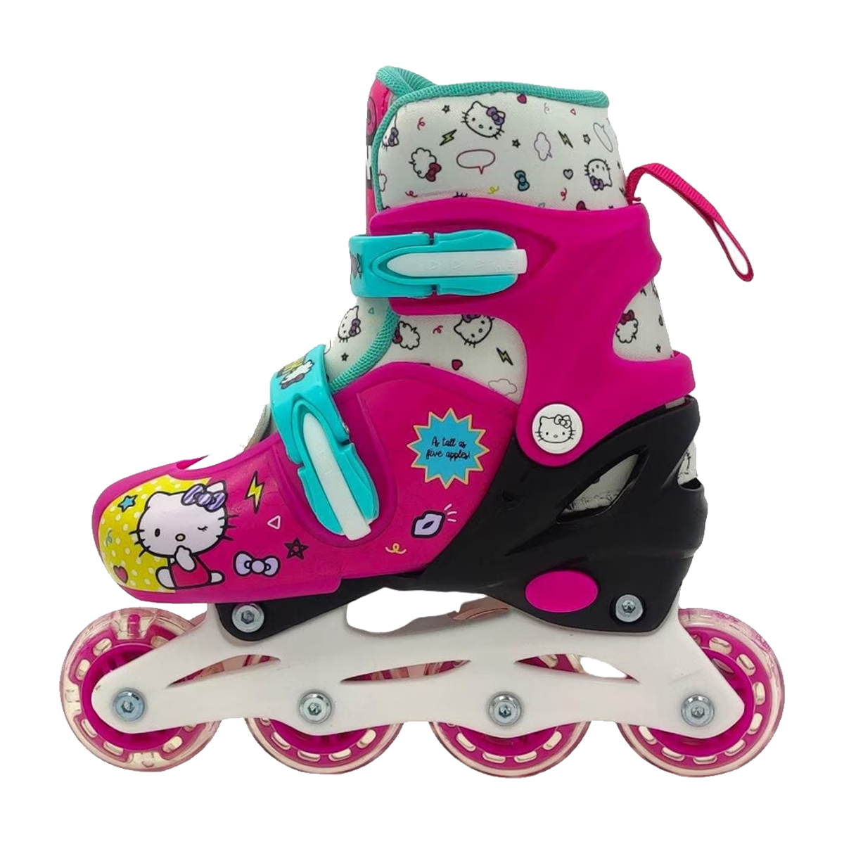 Patines para niños en Linea Hello Kitty 19 a 21 cm Rosa/Blanco