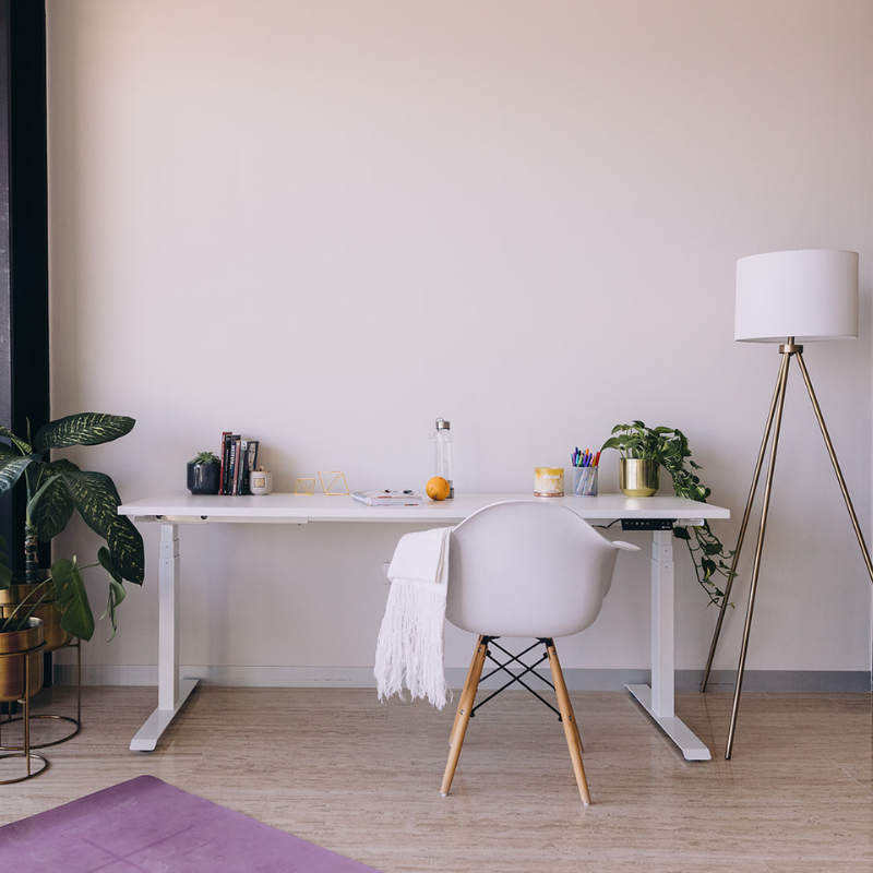 Escritorio de Altura Ajustable Eléctrico Versión Premium / Tablero 150x75 cm