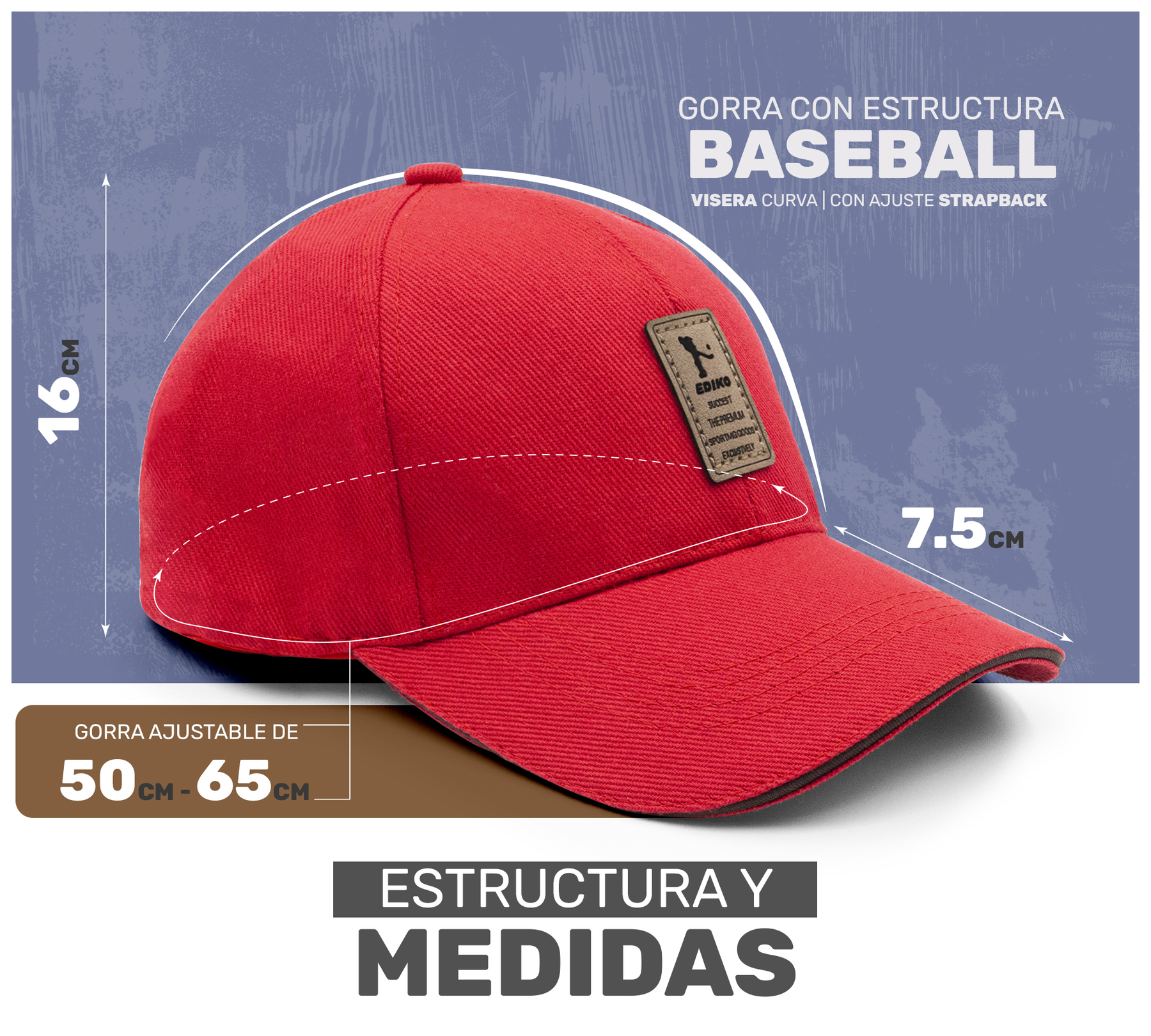  Gorra de Beisbol Gorra de Hombre Mujer Cómoda y Ajustable 