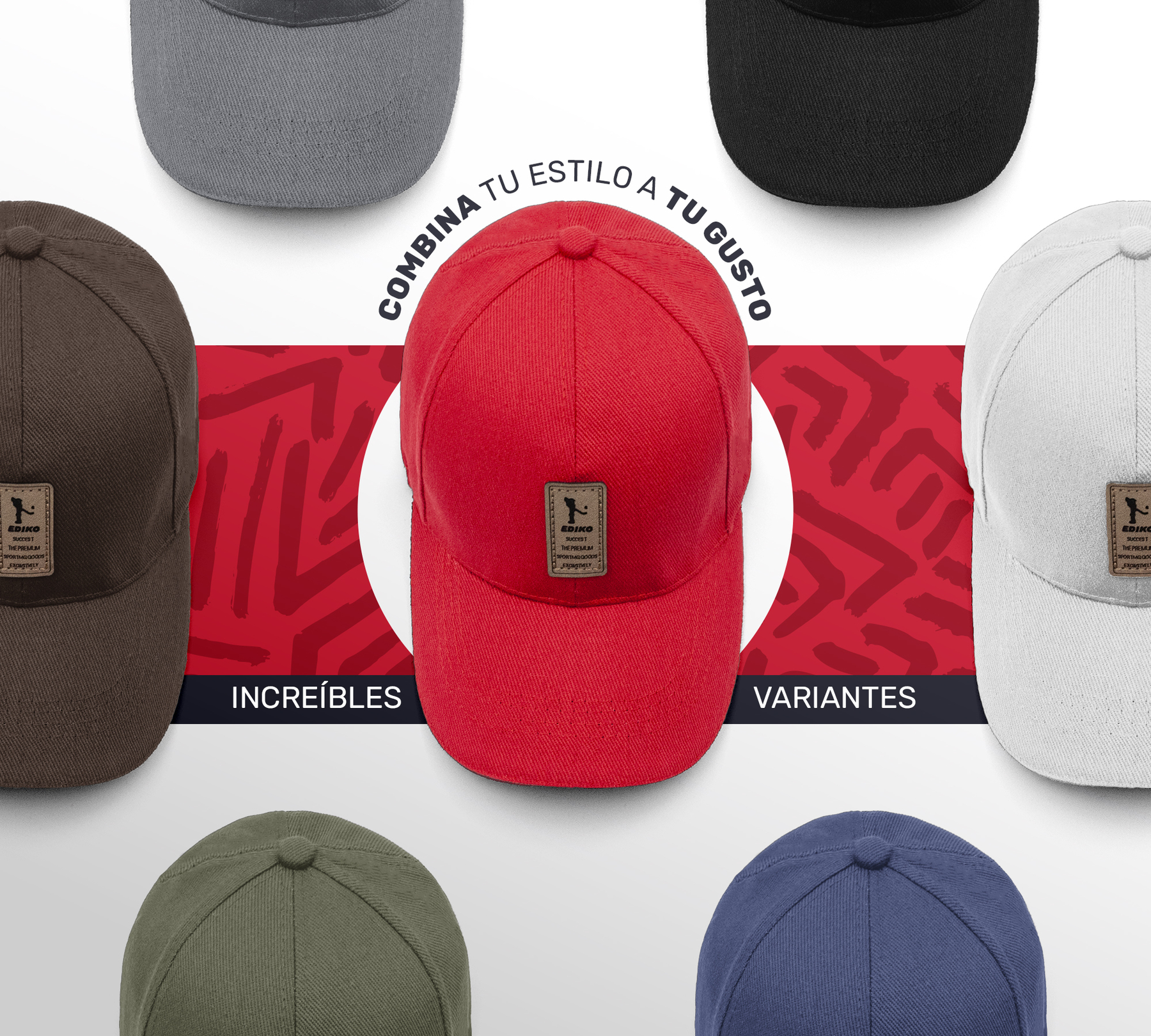  Gorra de Beisbol Gorra de Hombre Mujer Cómoda y Ajustable 
