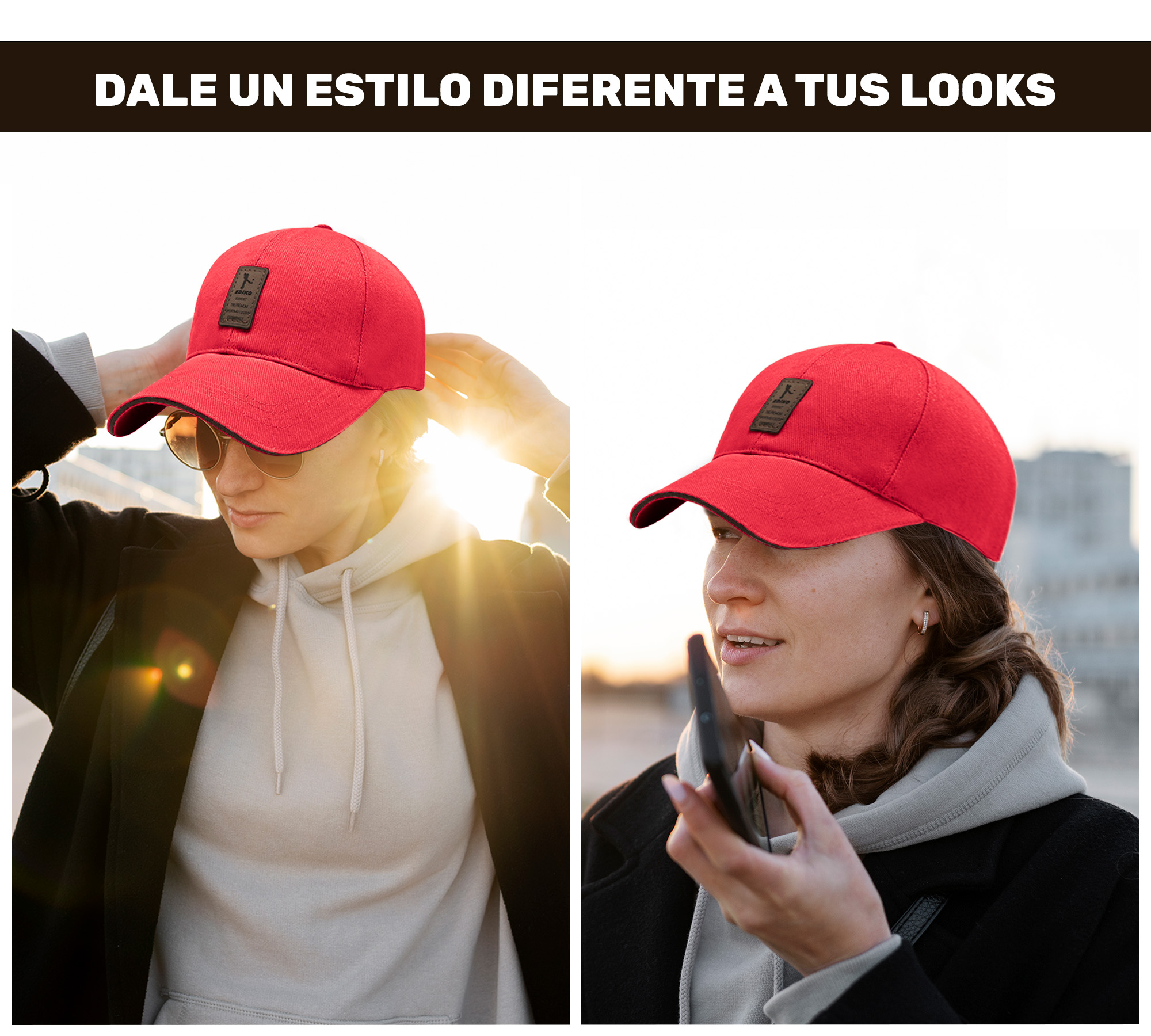  Gorra de Beisbol Gorra de Hombre Mujer Cómoda y Ajustable 