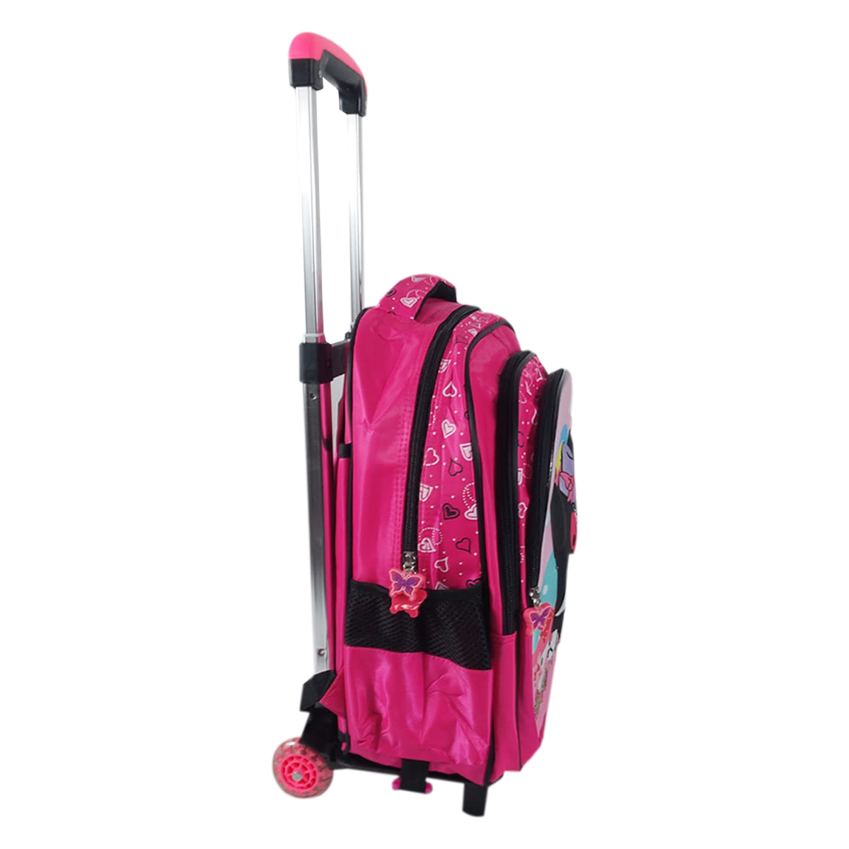 Kit Mochila Escolar De Llantas Infantil Con Luces Diseños