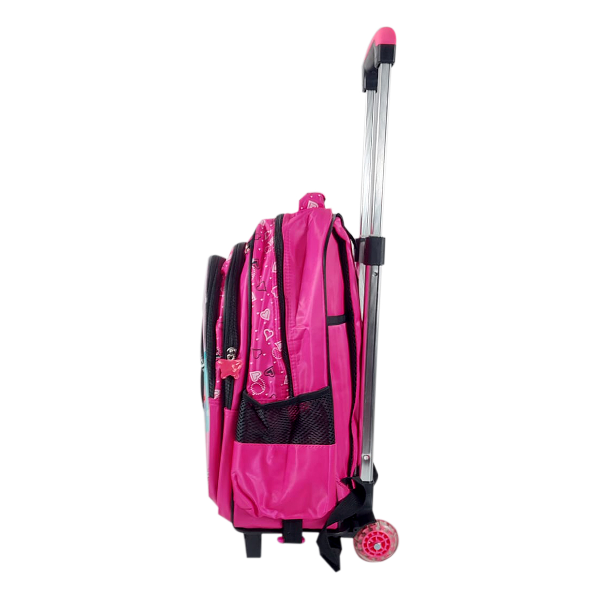 Kit Mochila Escolar De Llantas Infantil Con Luces Diseños