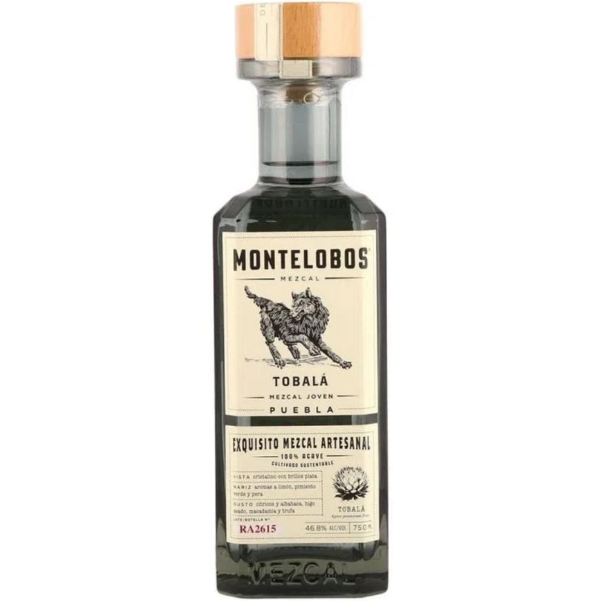 Mezcal Montelobos Tobala 750 mL