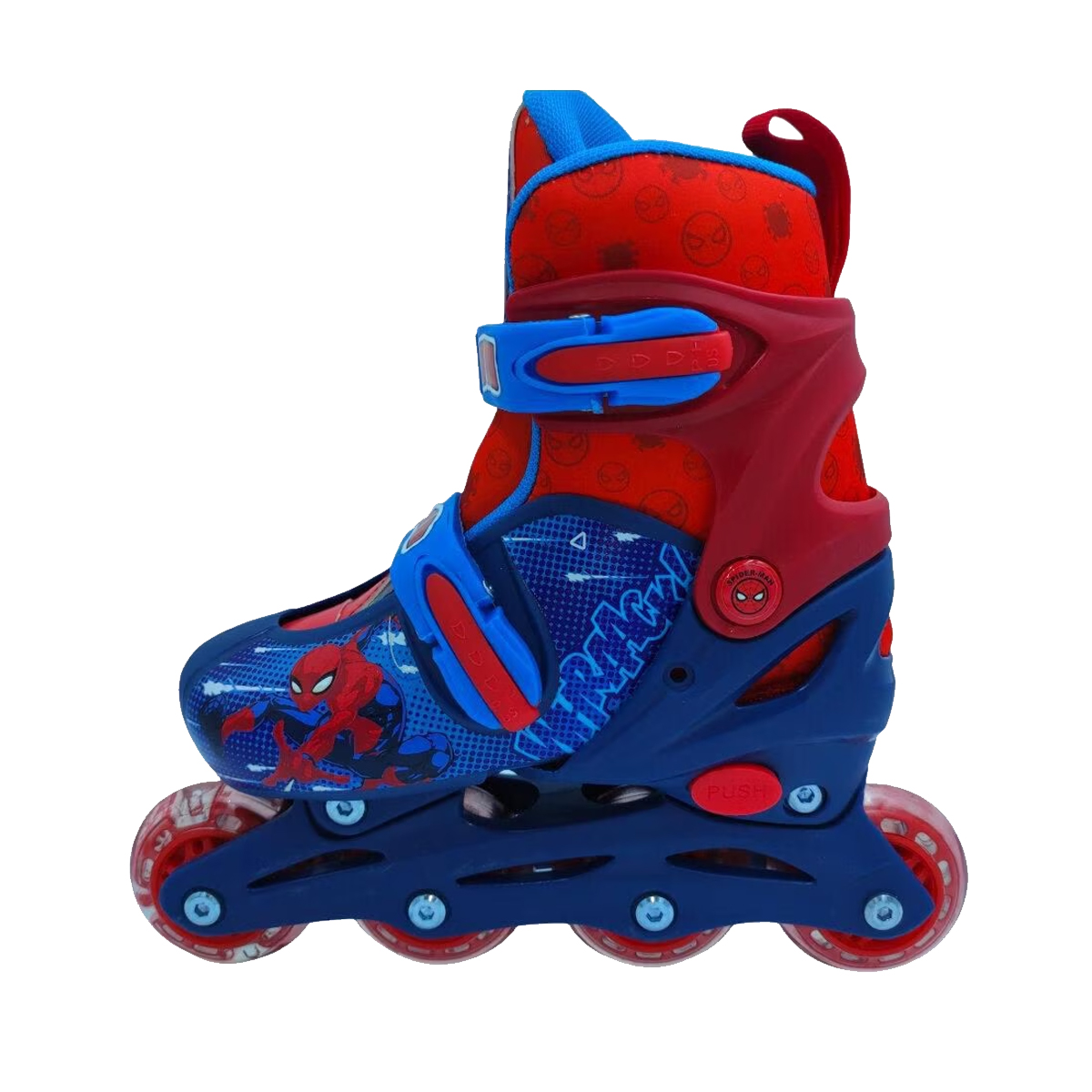 Patines para niños en Linea Spiderman 22 a 24 cm