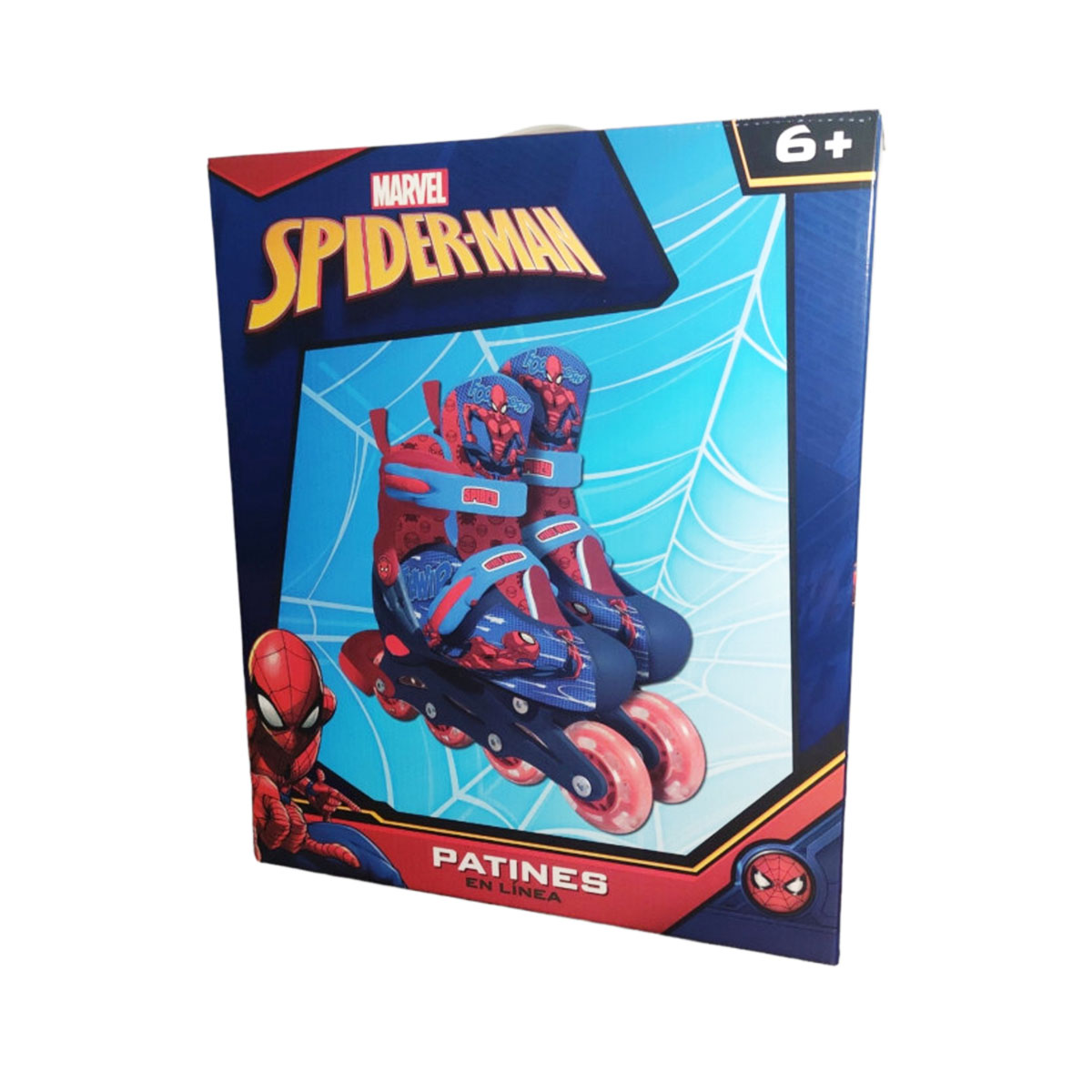 Patines para niños en Linea Spiderman 22 a 24 cm