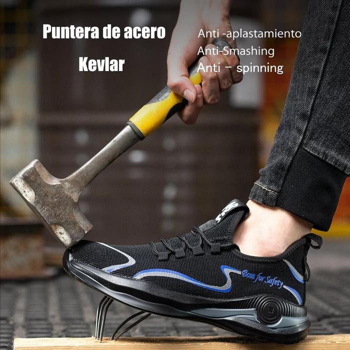 Fashion zapatos de seguridad kevlar