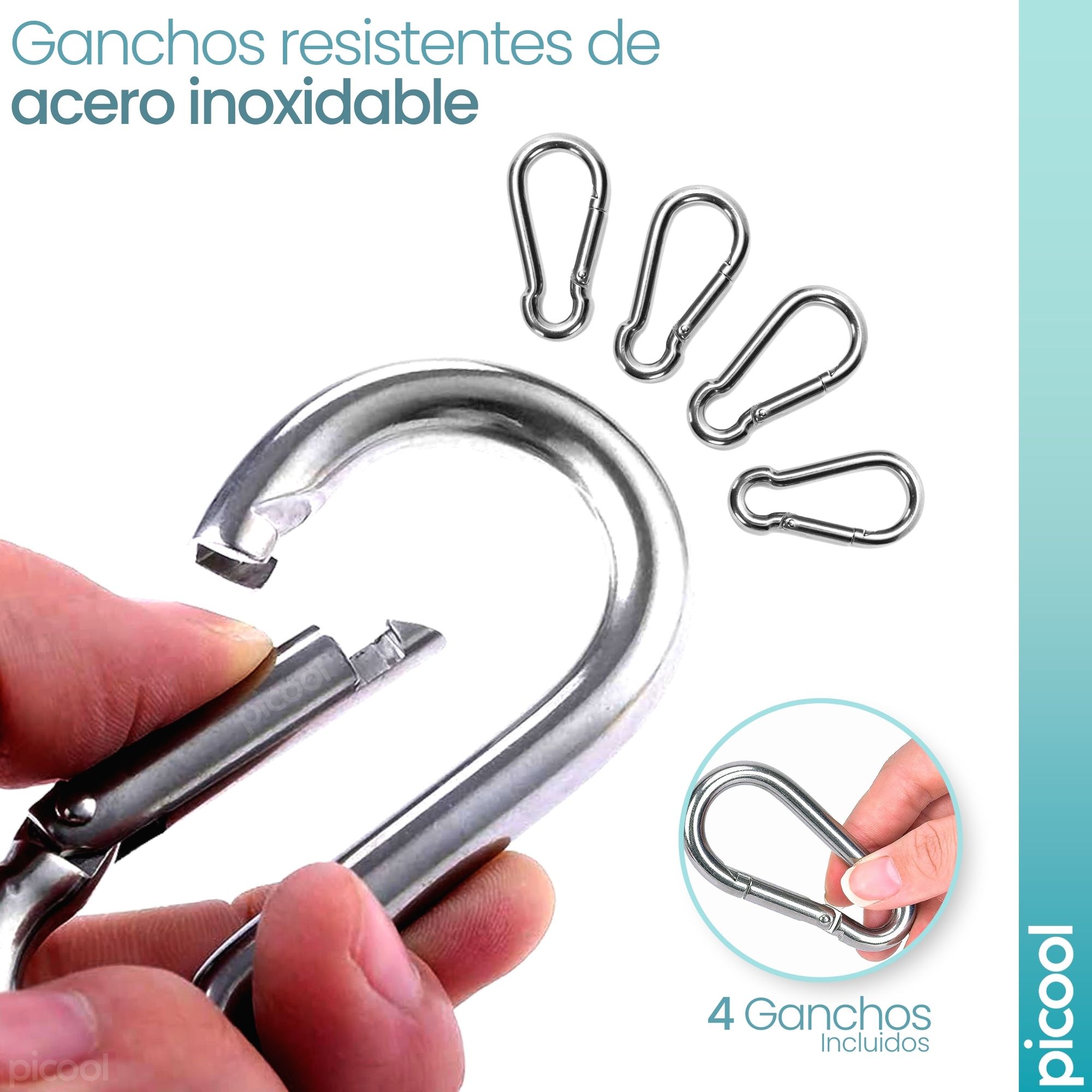 Kit Malla Sombra 4x6 Lona Reforzada Ganchos Argollas Y Lazo