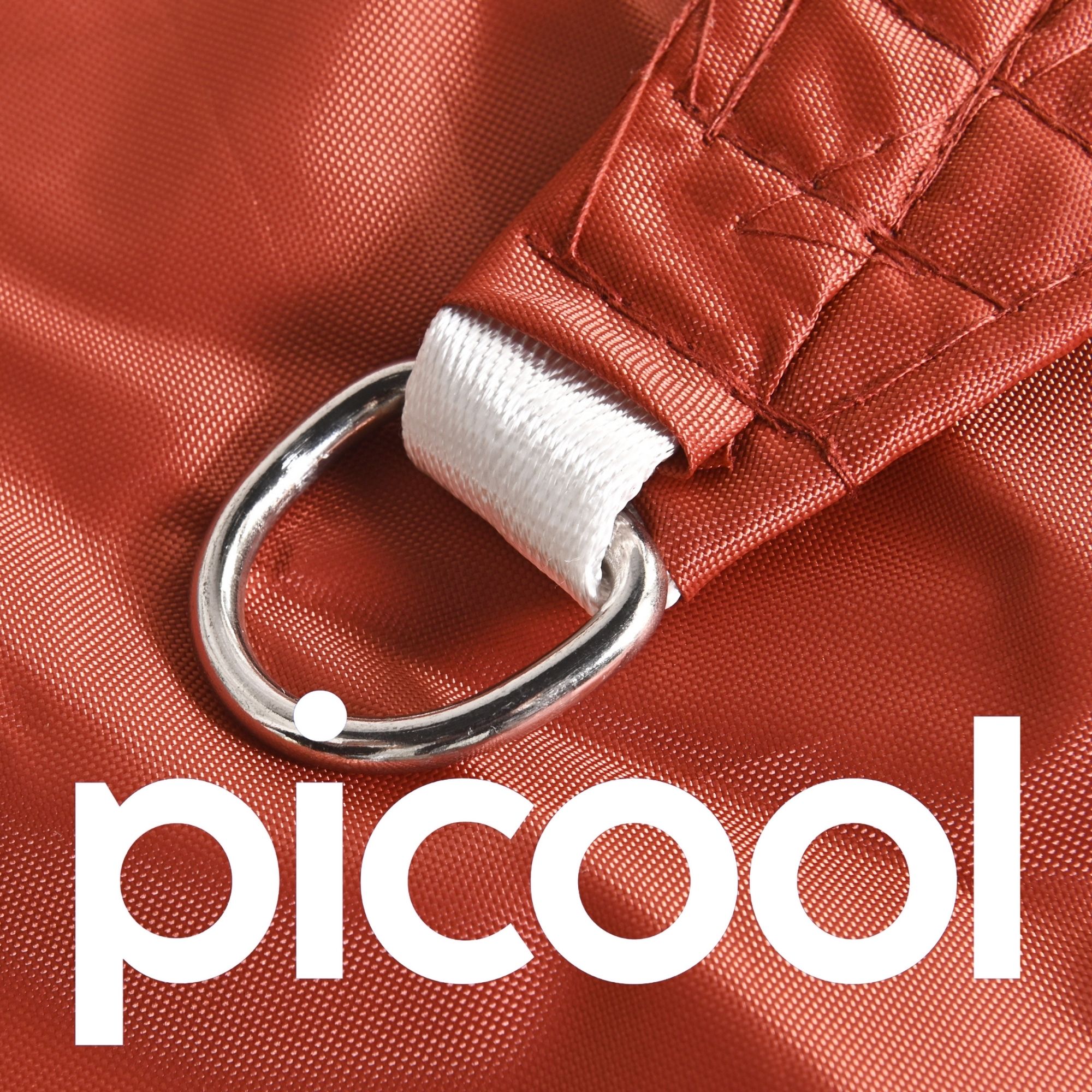 Kit Malla Sombra 4x6 Lona Reforzada Ganchos Argollas Y Lazo