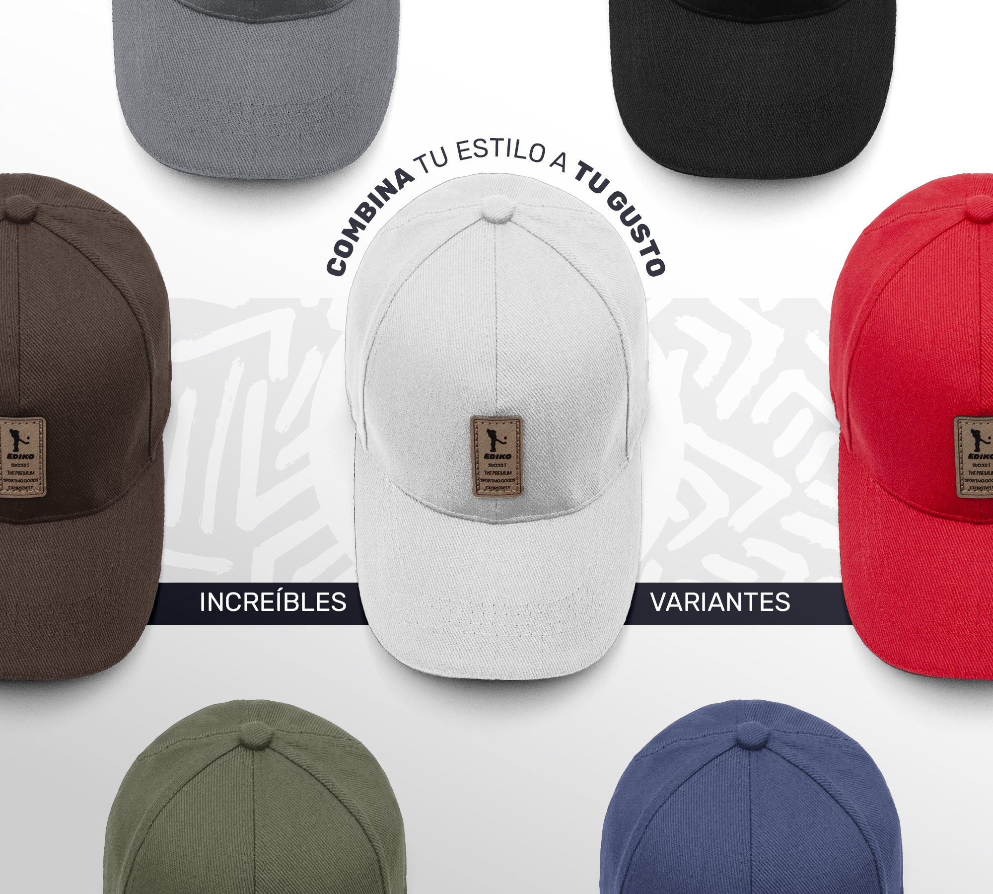 Gorra de Beisbol Gorra de Hombre Mujer Cómoda y Ajustable