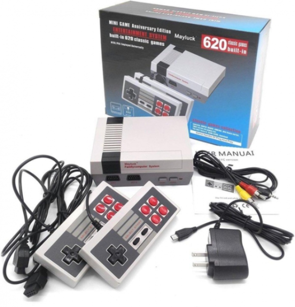 Consola Clásica Retro, Control Con 4 Botones 620 Juegos