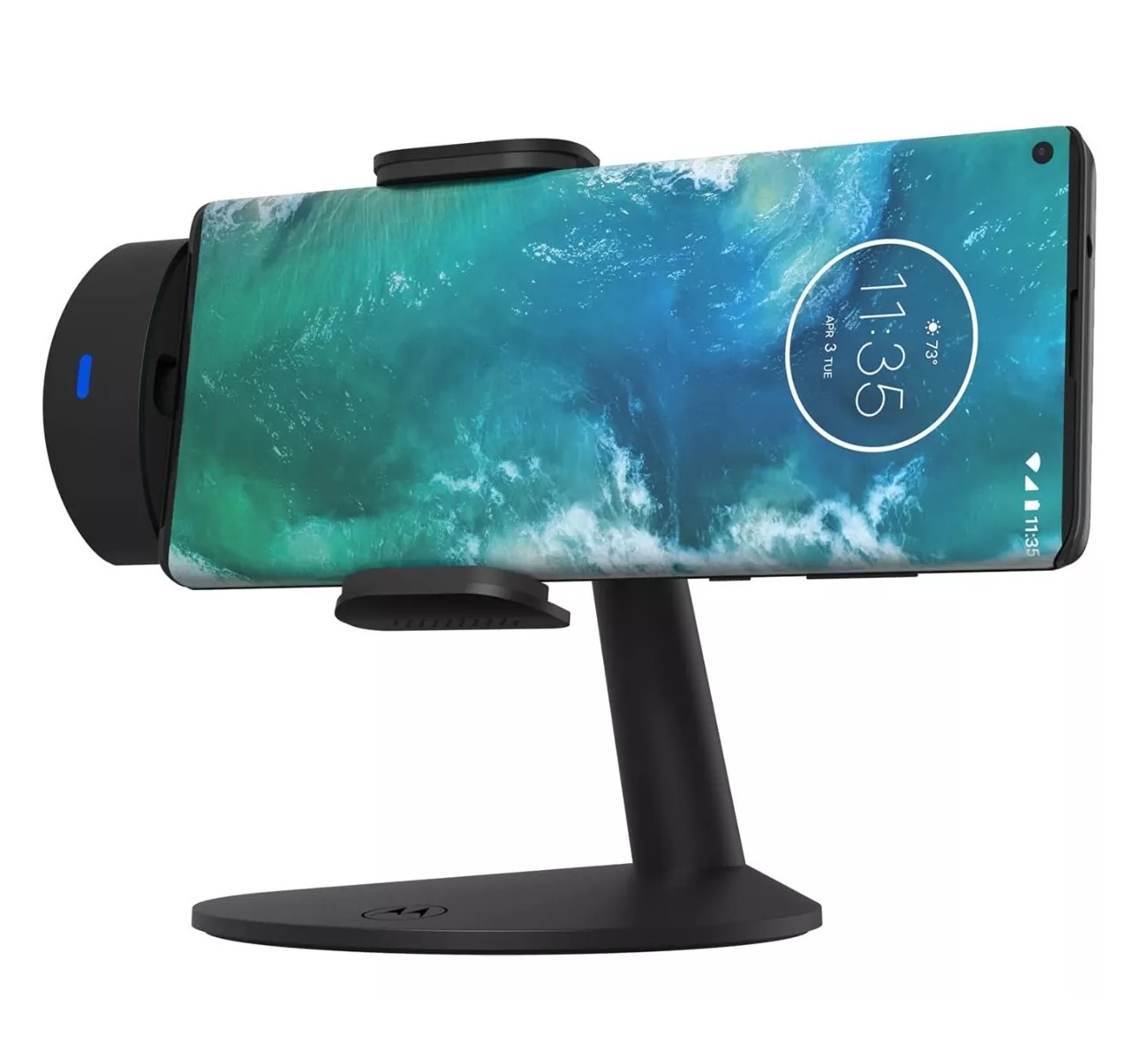  Soporte Ajustable "Ready For Adjustable Dock" Motorola Modelo SJD01, Multimedia Conexión USB-C Soporte Ajustable Para Productividad, Videollamadas, Juegos, Visualización.