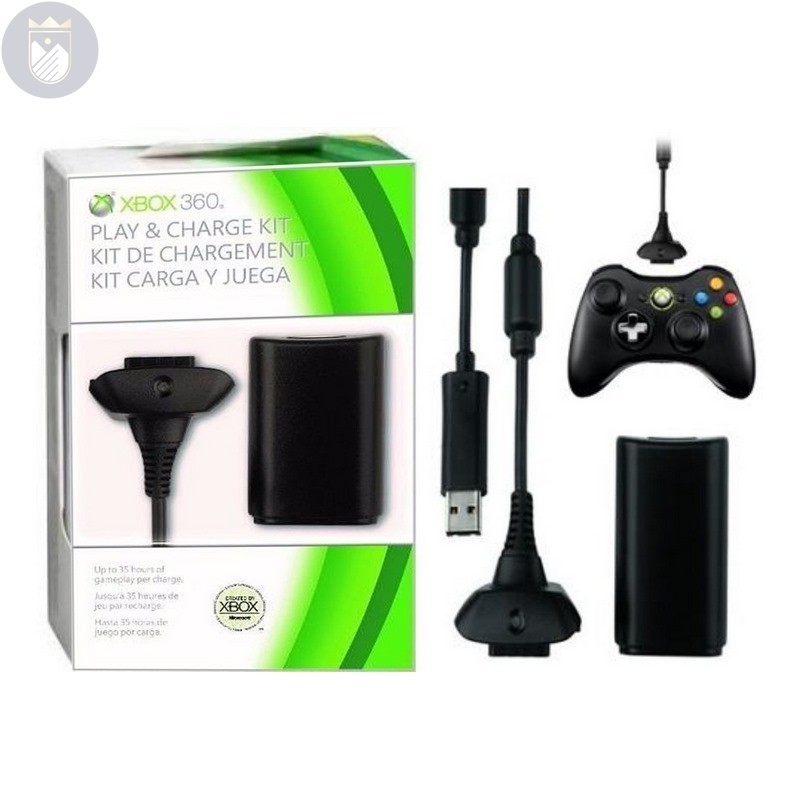 Kit Carga Y Juega Para Control Xbox 360.
