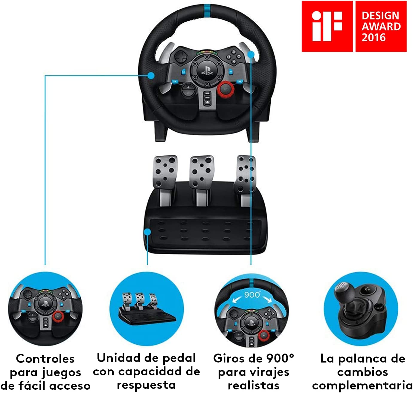Volante Logitech G29 Driving Force Ps5 - Game Center